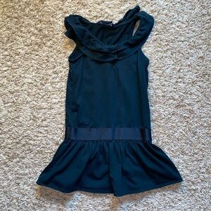 3t girls Ralph Lauren black drop-waist dress